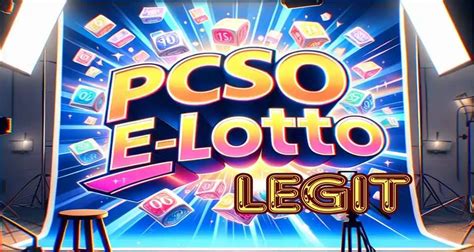 is pcso lotto legit